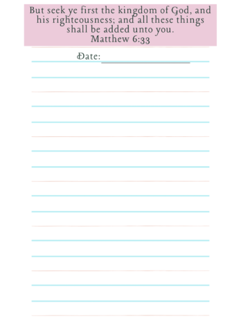 Promises of God Journal