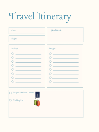 My Travel Journal