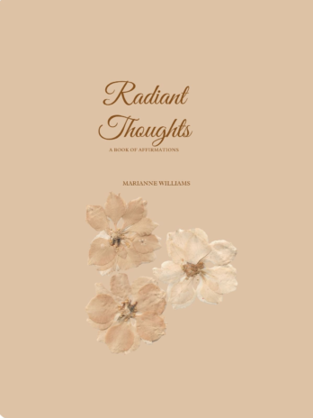 Radiant Thoughts – A Book of affirmations